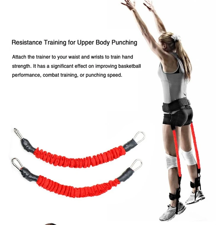 Latex Leg Squat Resistance Trainer For Jump Training suppliers